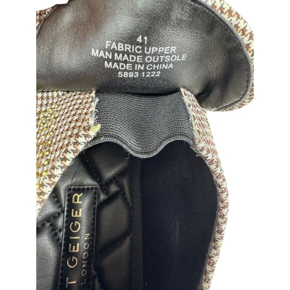 🛑SOLD🛑Kurt Geiger London Hugh Herringbone Loafers Mens Size 8 (41) - Picture 9 of 14